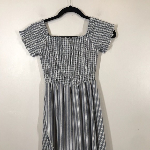 Show Me Your MuMu Black and White Striped High Low Dress - Picture 3 of 9